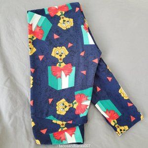 LulaRoe OS Leggings HOLIDAY PUPPIES